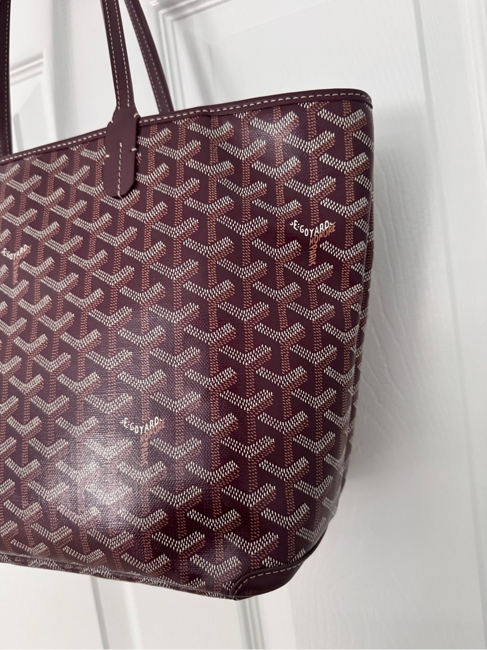 Goyard Sac Artois PM Tote Bag Burgundy - Picture 3 of 16